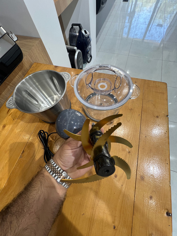 خردکن عرشیا مدل EC278-3420دو کاسه ۹ تیغه ۳لیتری